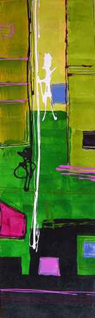 Fresh Spring, 35 x 110, Acry auf Hartfaserplatte, verf�gbar