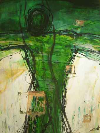 Hero, 60 x 80, Acryl auf Leinwand,