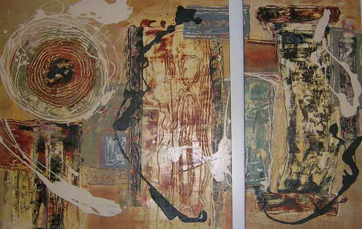 Mythos, 125 x 80, Acry auf Leinwand, verf�gbar