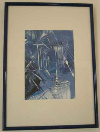 Blue Future 3, 25 x 30, Acryl auf Malkarton, verf�gbar