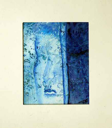 Girl behind the Scene, Acryl auf Malkarton, 14 x 16, verf�gbar