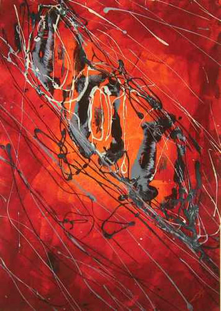 Pure Energy, 50 x 70, Acryl auf Malkarton, verf�gbar