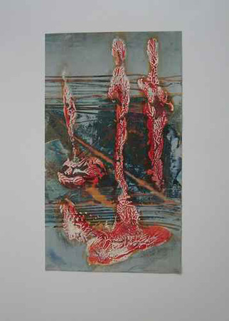 Three Ghosts, 50 x 70, Acryl auf Malkarton, verf�gbar