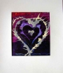 Burning Heart,Acryl auf Malkarton,40 x 50,verfgbar