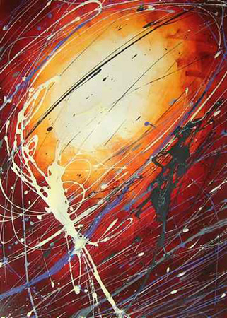 Turning Around, 50 x 70, Acryl auf Malkarton, verf�gbar