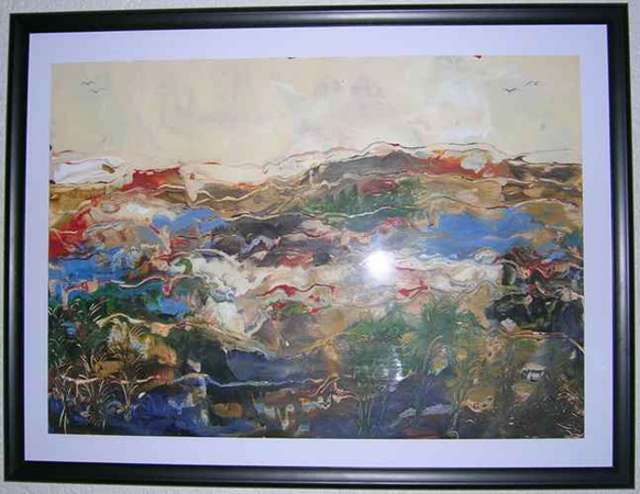 Urtypisch, 50 x 70, Acryl auf Malkarton, verkauft