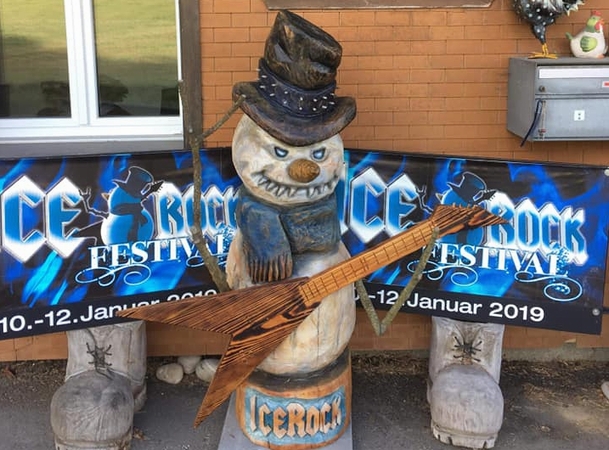 Logo Icerock Festival, 190 cm