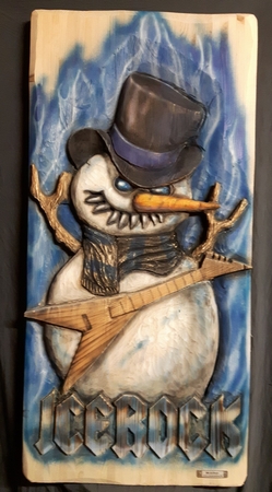 Logo Icerock Festival Relief, 130 cm