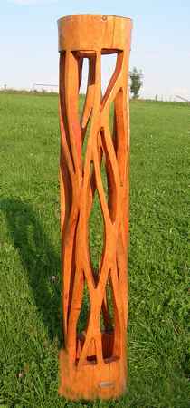 S�ule beleuchtbar, L�rche, 180 cm