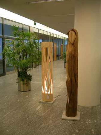 Skulpturen ausgestellt