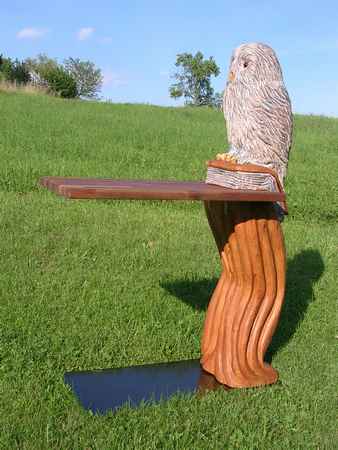 kleiner Eulentisch, L�rche, 120 cm hoch